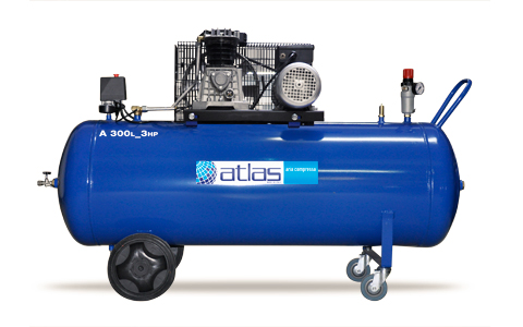  Atlas, 300lt., 350lt./min, 3hp