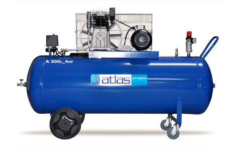 Atlas, 300lt., 437lt./min, 4hp